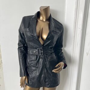 Brand New Black Belted Women's Jacket!